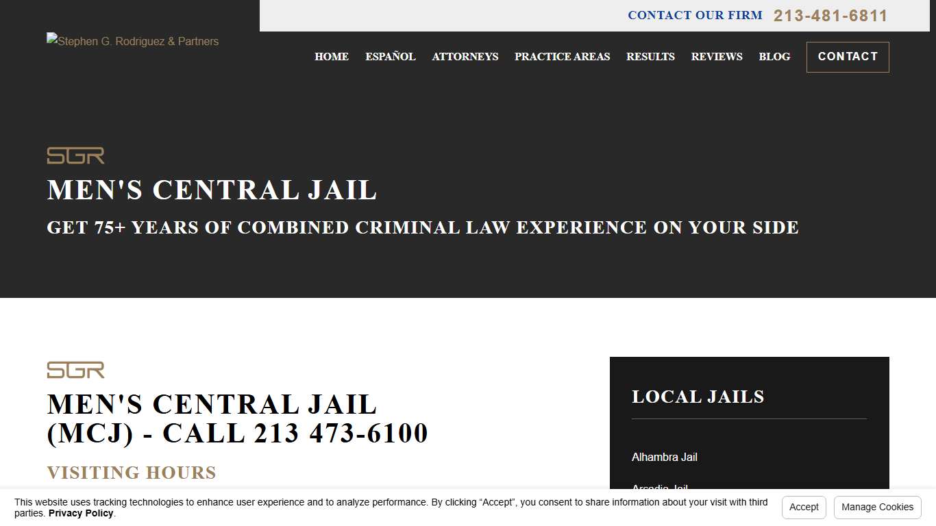 Men's Central Jail | LA county jail | Los Angeles Criminal Attorneys